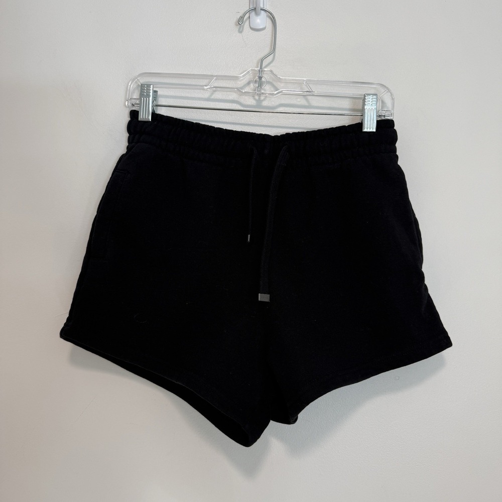 Talentless Black Cotton Sweatshorts Size Small